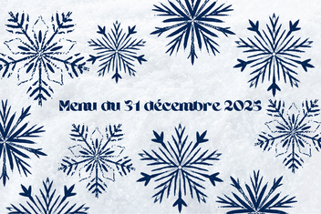 Menu de Saint Sylvestre 2025