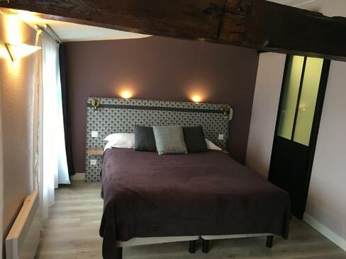 Chambres triples adaptées pour familles au Moulins de Châlons